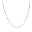 9ct Yellow Gold Double Curb Chain 18"