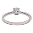 18ct White Gold Brilliant Cut 0.25ct Diamond Solitaire Ring