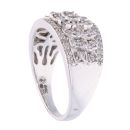 18ct White Gold 0.60ct Diamond Floral Fancy Ring