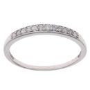 9ct White Gold 0.20ct Diamond Eternity Ring