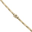 14ct Yellow Gold Monaco Spin Plain Lock Twist Chain 20"