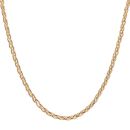 9ct Yellow Gold Fancy Plait Chain 18"