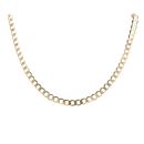 9ct Yellow Gold Curb Chain 20"