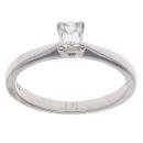 18ct White Gold 0.25ct Diamond Solitaire Ring