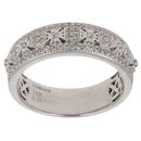 18ct White Gold 0.25ct Brilliant Cut Diamond Fancy Ring