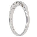 9ct White Gold 0.25ct Brilliant Cut Diamond Five stone Ring
