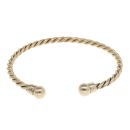 9ct Yellow Gold Twist Torque Bangle