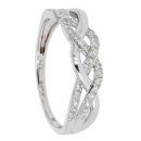 9ct White Gold 0.27ct Diamond Fancy Ring by Anya Belle