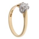 18ct Yellow Gold 0.51ct Brilliant Cut Diamond Solitaire Ring