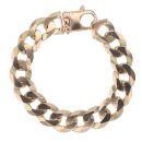 9ct Yellow Gold Curb Bracelet 9"