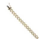 9ct Yellow Gold Fancy Bracelet 7.5"