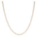 9ct Yellow Gold Square Link Curb Chain 26"
