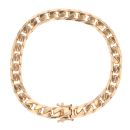 9ct Yellow Gold Curb Bracelet 7.5"