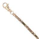 9ct Yellow Gold Greek Key Fancy Bracelet 8.5"