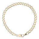 9ct Yellow Gold Curb Bracelet 8"