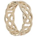 9ct Yellow Gold Cetlic Full Band