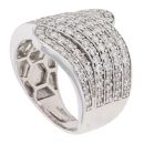 18ct White Gold 1.50ct Brilliant Cut Diamond Fancy Ring