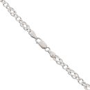 9ct White Gold Celtic Chain 18"