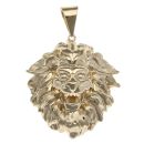 14ct Yellow Gold Lion Pendant