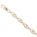 9ct Yellow Gold Button Bracelet 7.5"