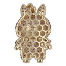 14ct Yellow Gold Purple Gemstone Bunny Pendant