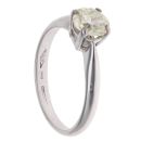 18ct White Gold 0.80ct Brilliant Cut Diamond Solitaire Ring