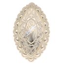 14ct Yellow Gold Patterned Marquise Ring