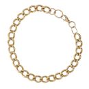 9ct Yellow Gold Curb Bracelet 9"