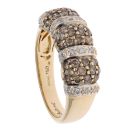 18ct Yellow Gold 1.00ct Brilliant Cut Diamond Fancy Ring
