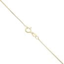 Gold Plated Silver Patterned Locket And Chain 18"