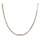 9ct Yellow Gold Byzantine Bar Chain 28"