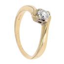 18ct Yellow Gold 0.33ct Diamond Solitaire Ring