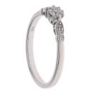 9ct White Gold 0.33ct Brilliant Cut Diamond Solitaire Ring