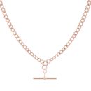 9ct Rose Gold T-Bar Albert Chain 22"