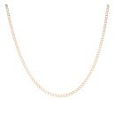 9ct Yellow Gold Square Link Curb Chain 18"
