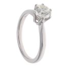 Platinum 1.00ct Brilliant Cut Diamond Solitaire Ring