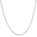 9ct White Gold Wheat Chain 18"