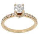 18ct Yellow Gold 1.00ct Brilliant Cut Diamond Solitaire Ring