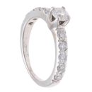 9ct White Gold 1.00ct Brilliant Cut Diamond Solitaire Ring