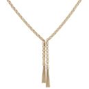 9ct Yellow Gold Belcher Tassel Chain 18"
