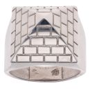 Silver Pyramid Ring By Icesia