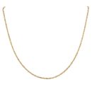 9ct Yellow Gold Crisscross Chain 18"