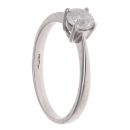 9ct White Gold 0.50ct Brilliant Cut Diamond Solitaire Ring