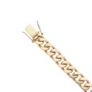 9ct Yellow Gold Curb Bracelet 8"