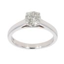 18ct White Gold 0.66ct Brilliant Cut Diamond Solitaire Ring