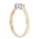 9ct Yellow Gold 0.25ct Diamond Trilogy Ring