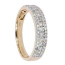 9ct Yellow Gold Diamond Eternity Ring by Anya Belle