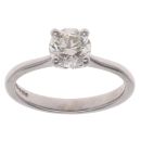 18ct White Gold 1.00ct Diamond Solitaire Ring