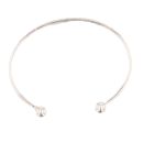 Silver Childs Torque Bangle by Icesia