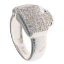 Silver Cubic Zirconia Boxing Glove Ring